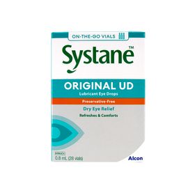 systane lubricating eye drops - vials