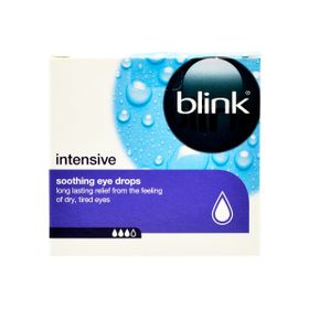 blink intensive tears eye drops - vials