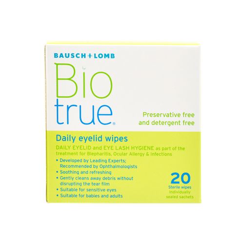 biotrue daily eyelid wipes