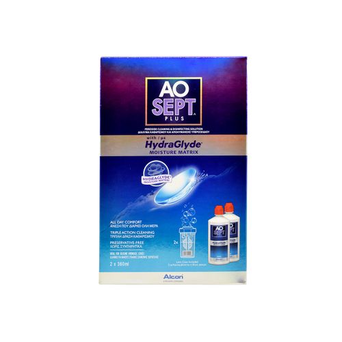 aosept plus with hydraglyde twin pack